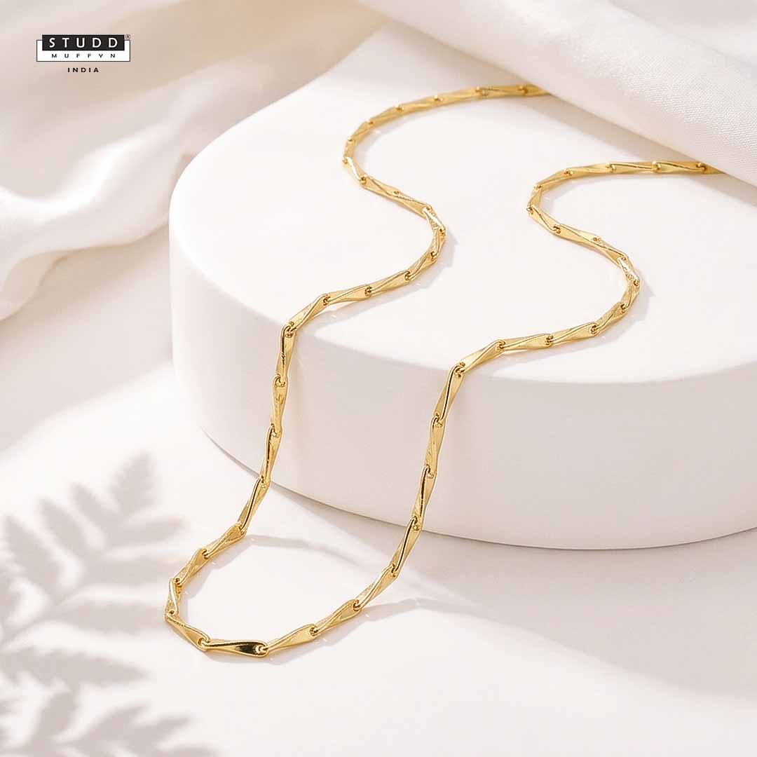 Golden Rice Chain - 24K Gold-Toned - Image 11