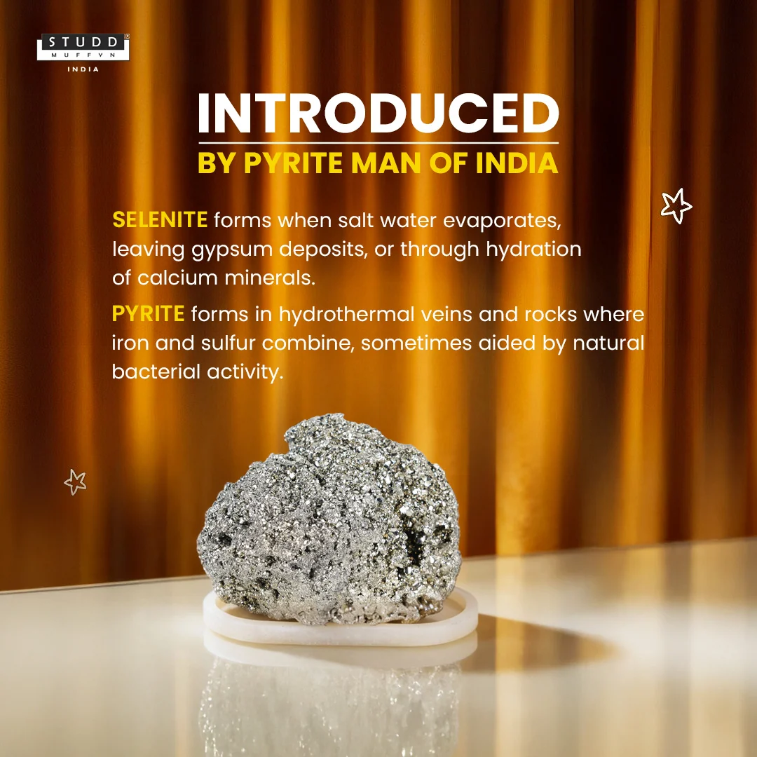 5 Kg Raw Pyrite Geode Stone With Selenite Recharging Plate - Image 3