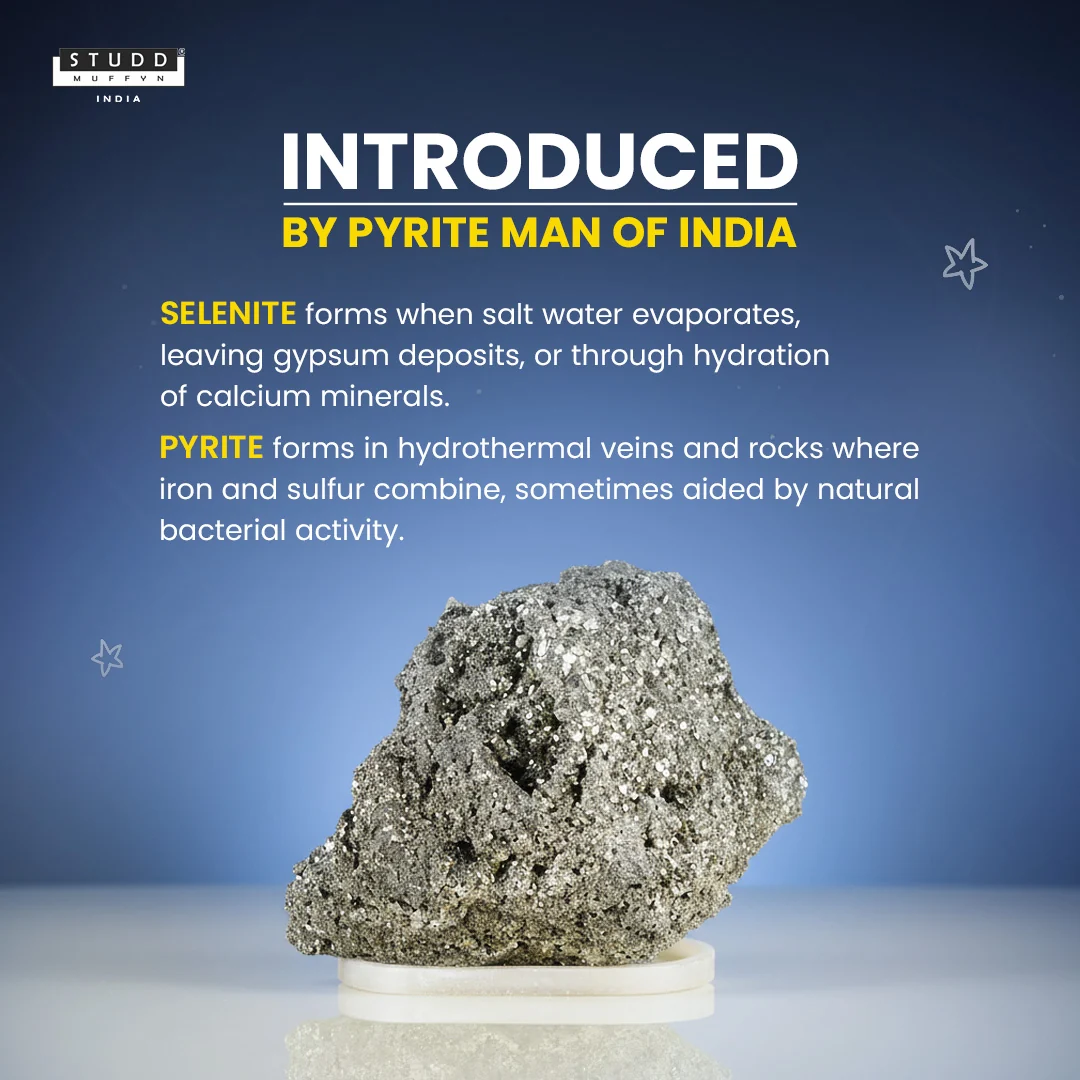 9.5 Kg Raw Pyrite Geode Stone With Selenite Recharging Plate - Image 3