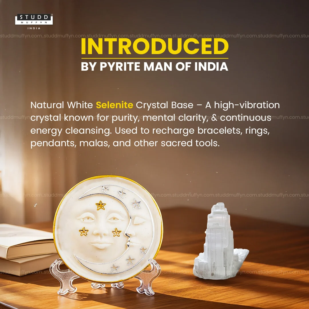Celestial Moon Aura Selenite Plate - Image 2