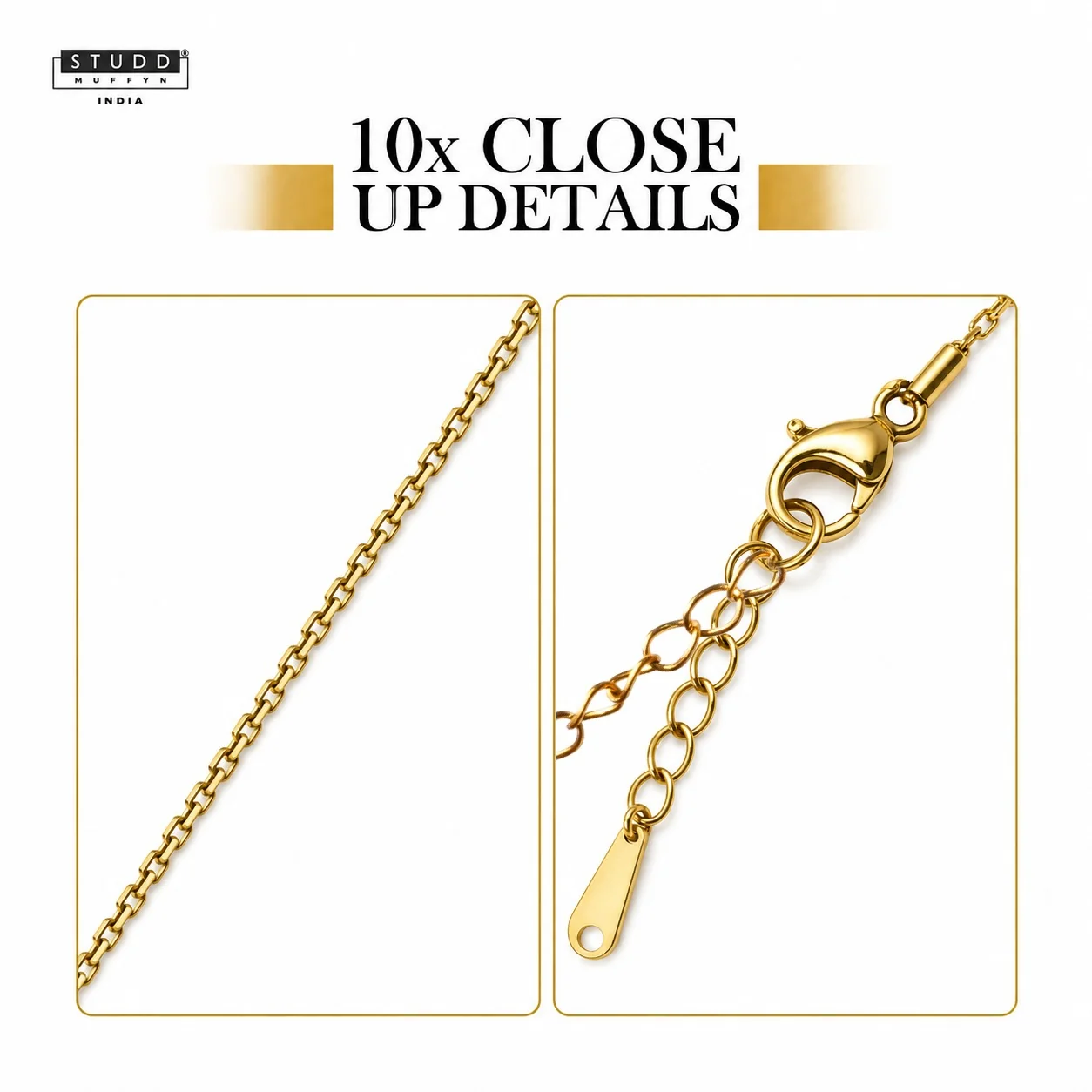 SOLITAIRE PENDANT-24K GOLD PLATED - Image 3