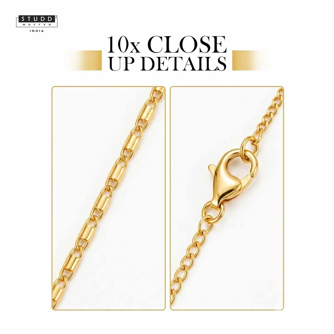 Golden Link Chain - 24K Gold Plated - Image 4