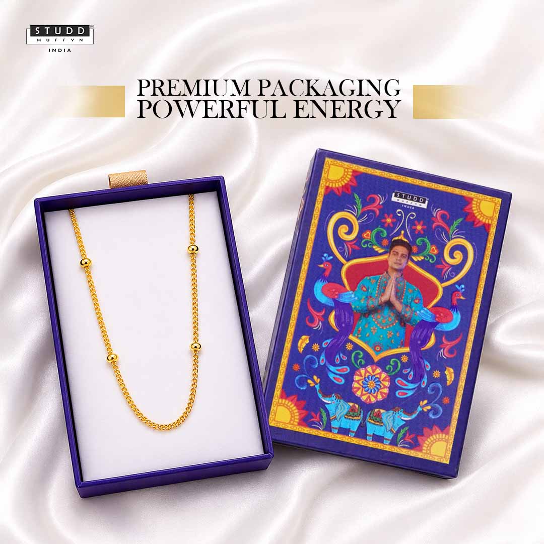 Golden Satellite Chain - 24K Gold Plated - Image 7