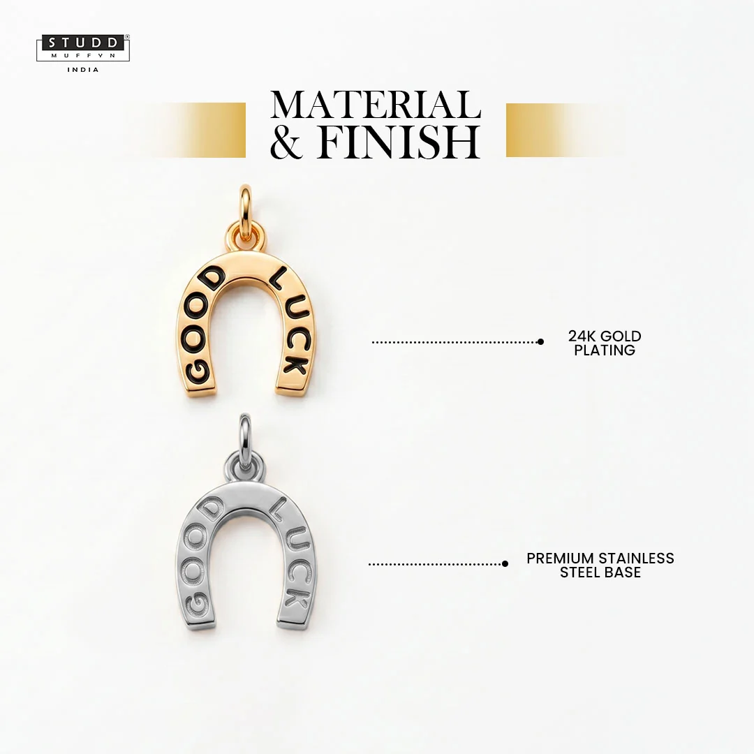 Good Luck Pendant - 24K Gold Plated [ With Velore Snake Chain] - Image 4