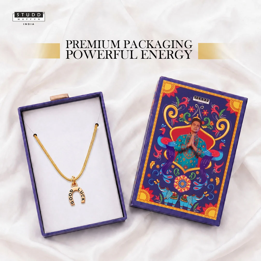 Good Luck Pendant - 24K Gold Plated [ With Velore Snake Chain] - Image 7