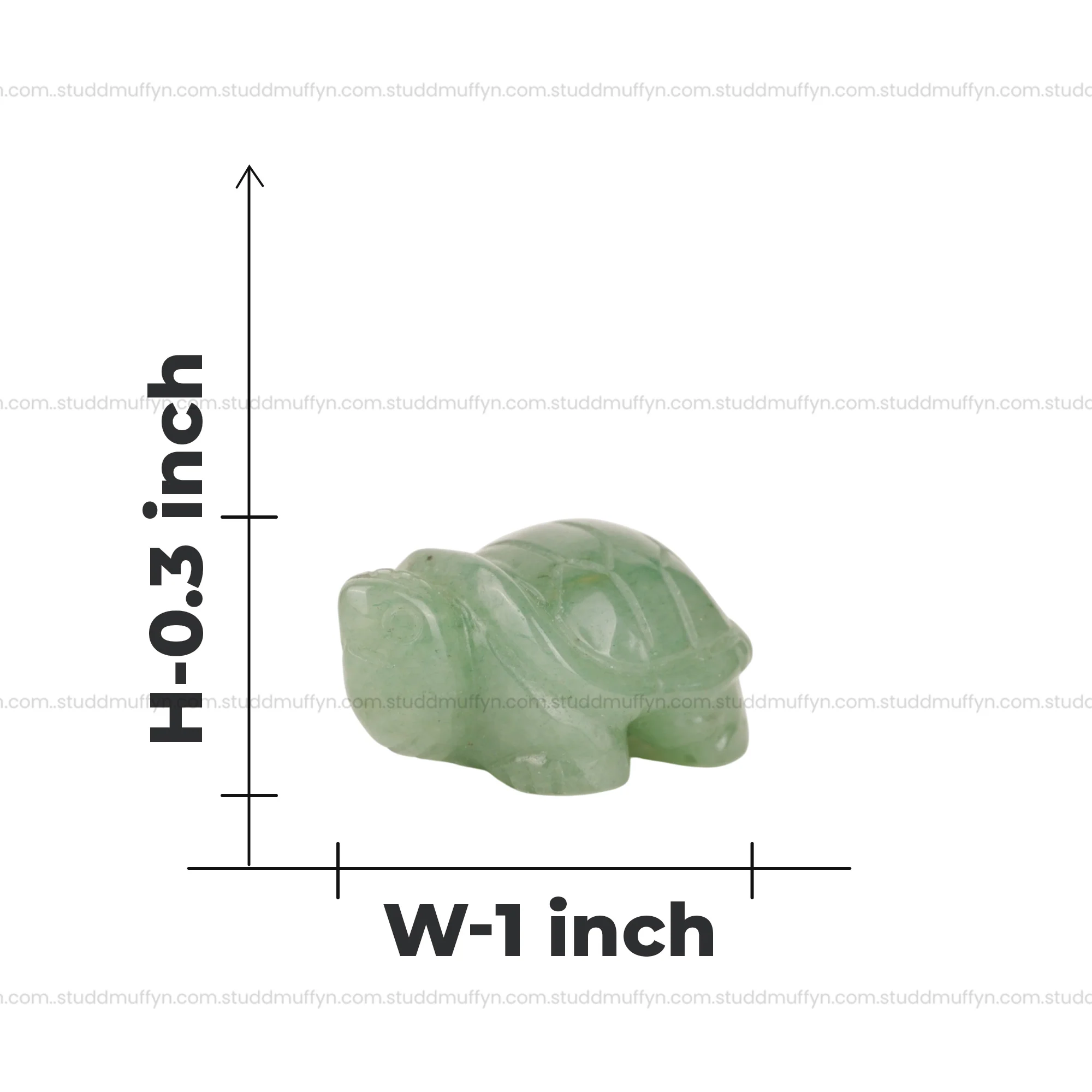 Green Aventurine Crystal Tortoise | Miniature Series - Image 6