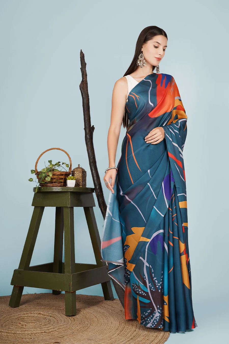 Kalpavatika | Hydrophobic | Water Repellent Stain Free Saree - Image 4