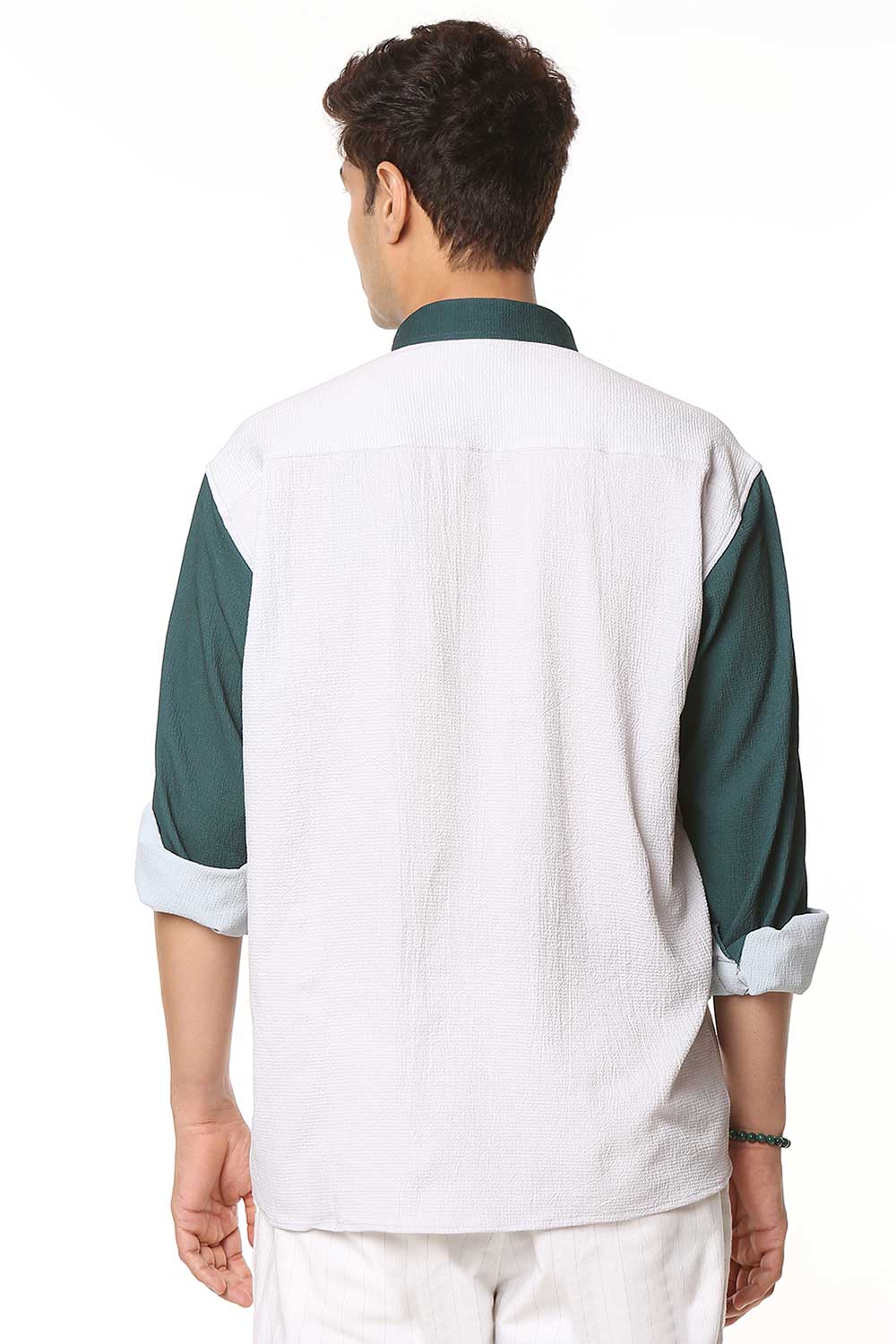 Kasaul Greens | Luxury Popcorn Material | Men Shirt - Image 4