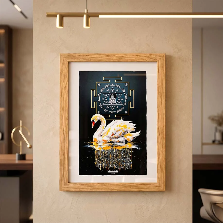 Kuber Yantra Pyrite Frame - Image 3