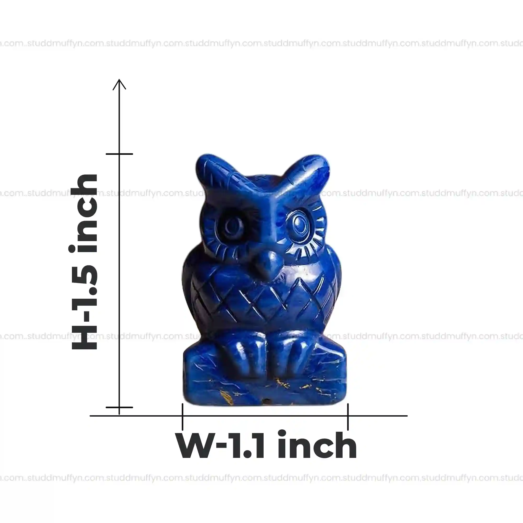 Lapis Lazuli Crystal Owl | Miniature Series - Image 5