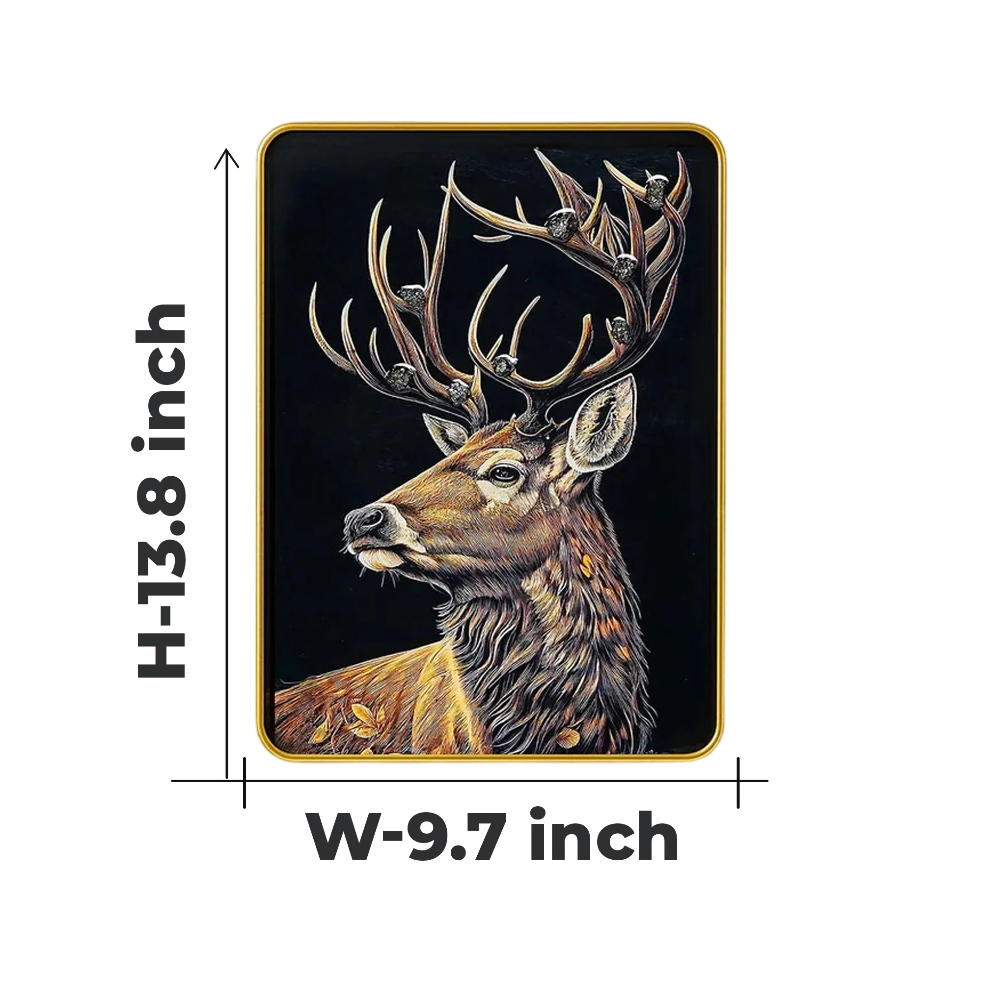 Majestic Pyrite Deer By Studd Muffyn - Image 6