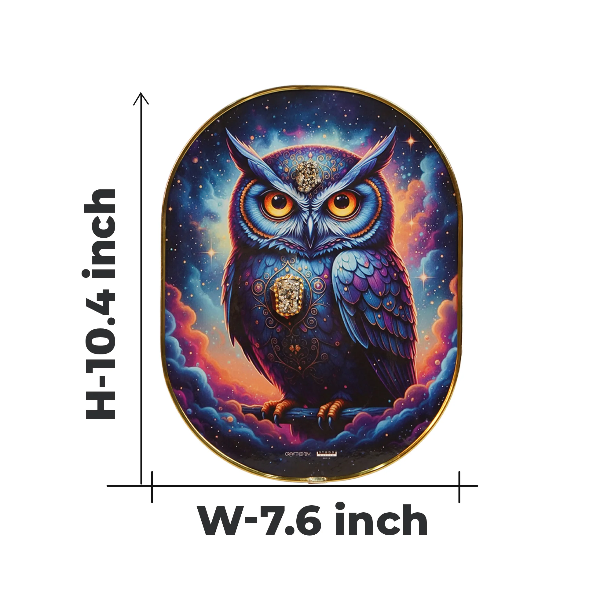 Mystic Owl Pyrite Plate [Capsule Frame] - Image 6