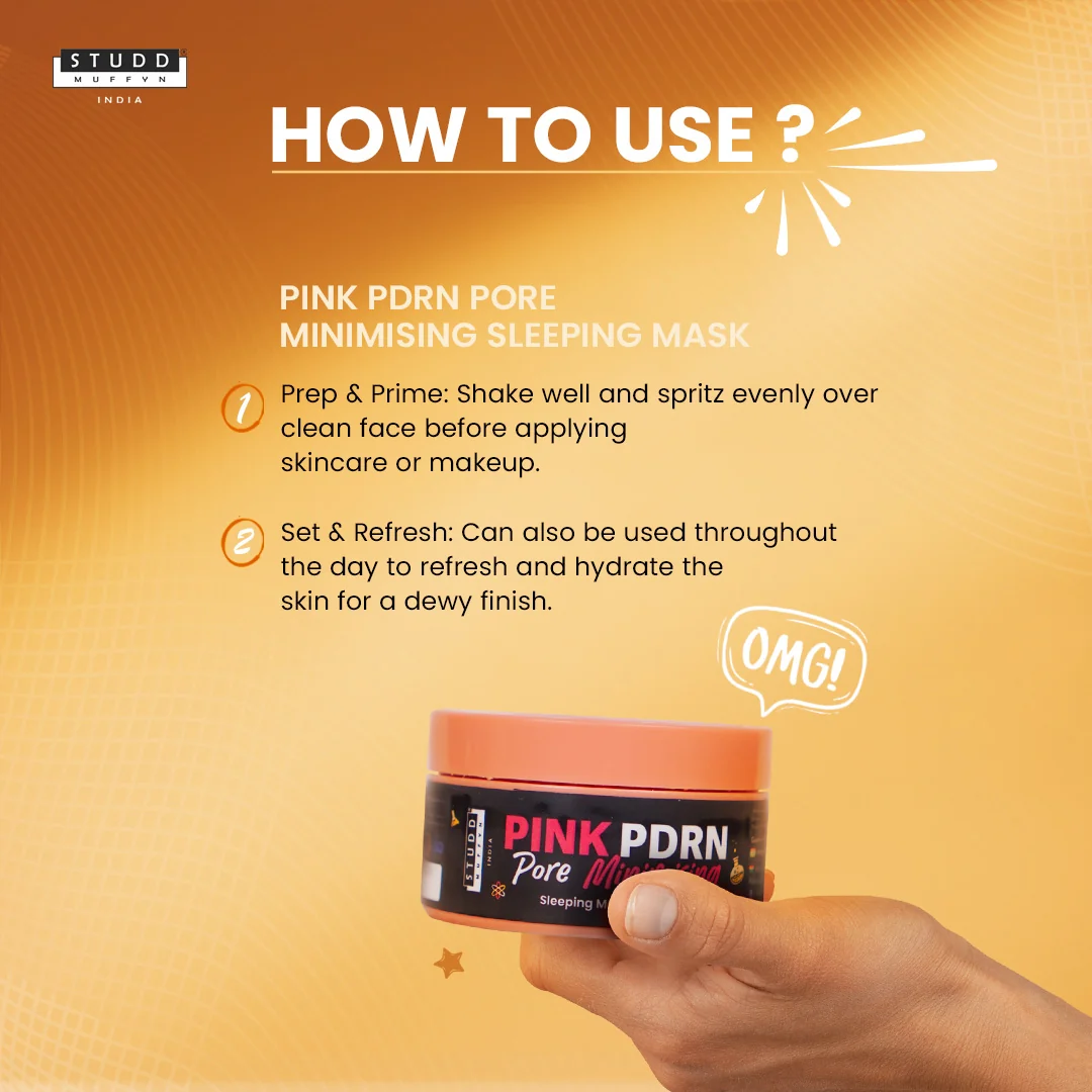 Pink PDRN Pore Minimising Sleeping Mask - Image 3
