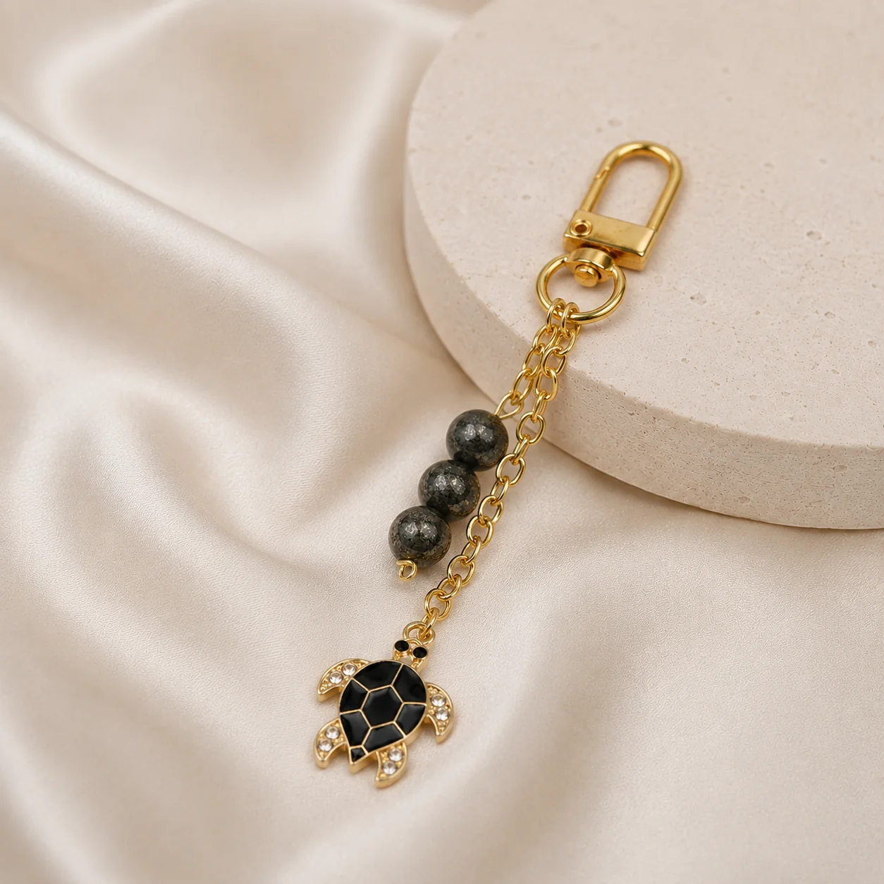 Pyrite Crystal Keychain - Image 6