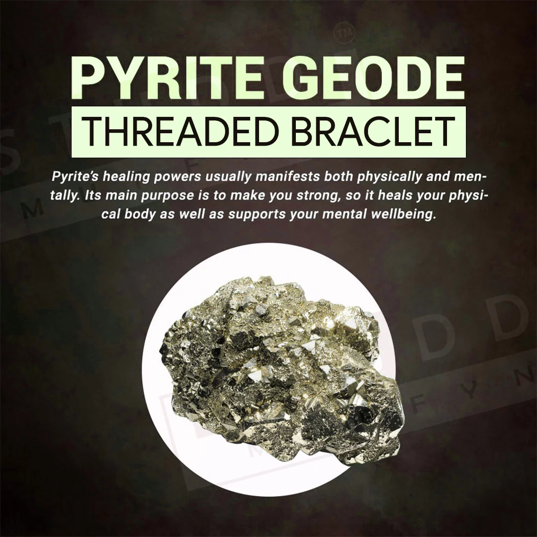 Pyrite Threaded Bracelet - Image 4
