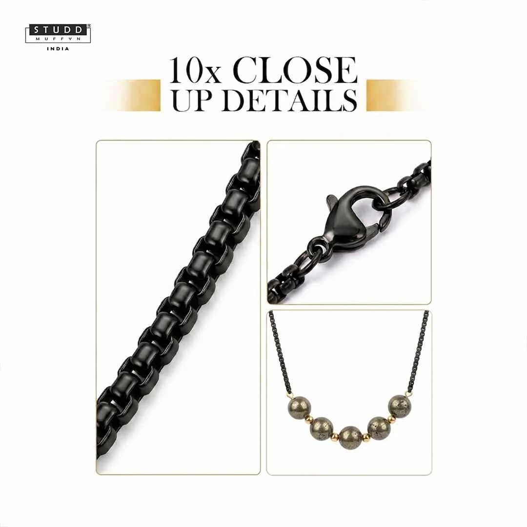 Pyrite Crystal Boxer Chain - Image 5