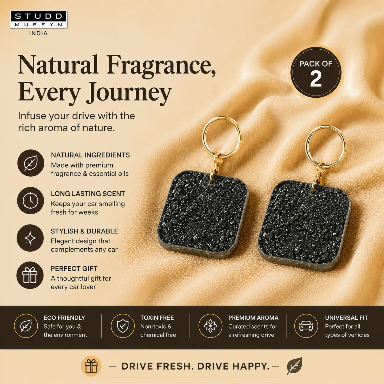 Pyrite Keyring [ Pack of 2 ]
