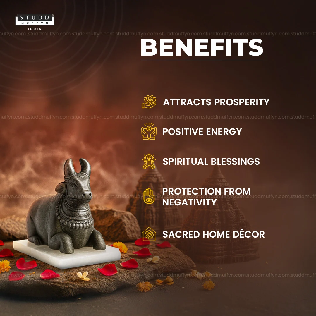 Pyrite Nandi Ji on Selenite Base - Image 2