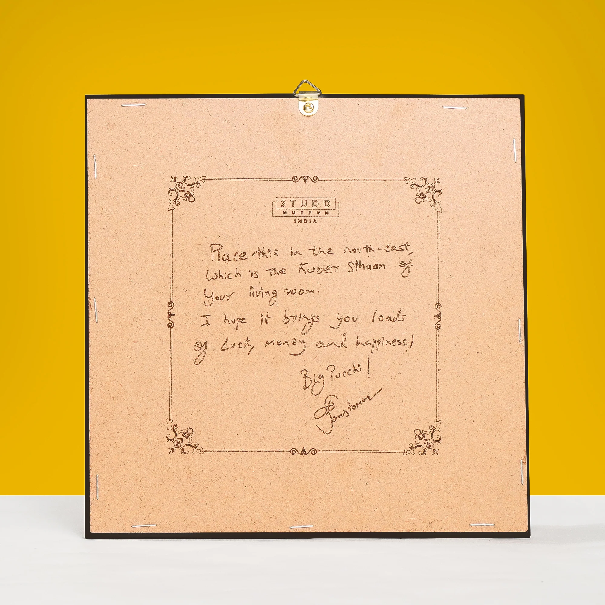 Pyrite Dust Plate (Complimentary wooden frame) - Image 2