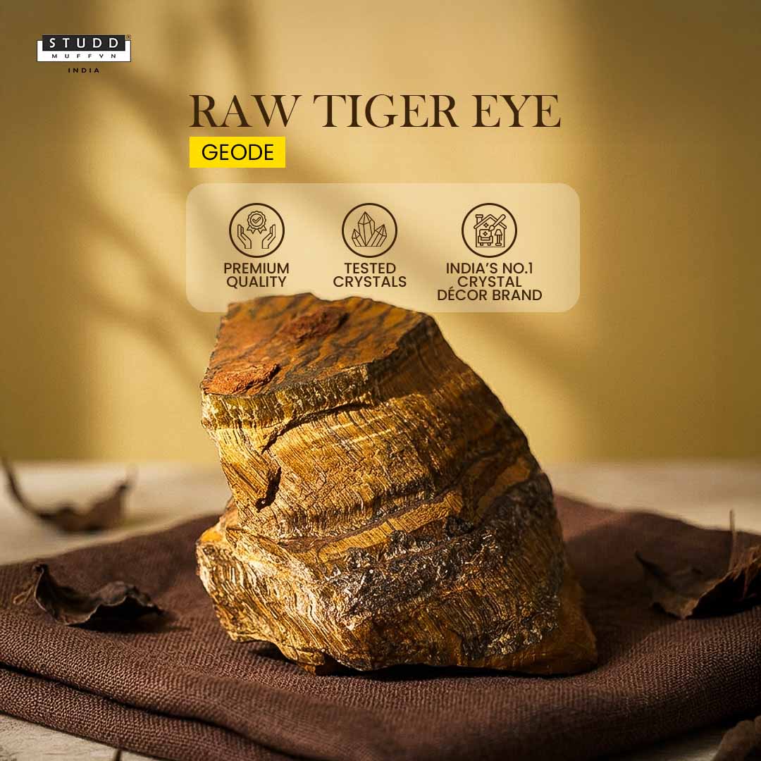 Raw Tiger Eye Geode ( 30-50 gms ) - Image 2