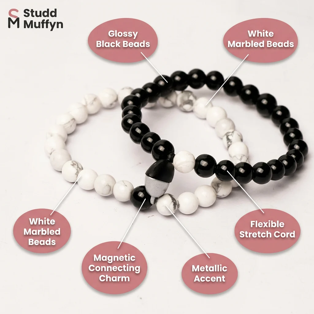 Secure Bond Magnetic Duo — Couple Bracelet Set - Image 4