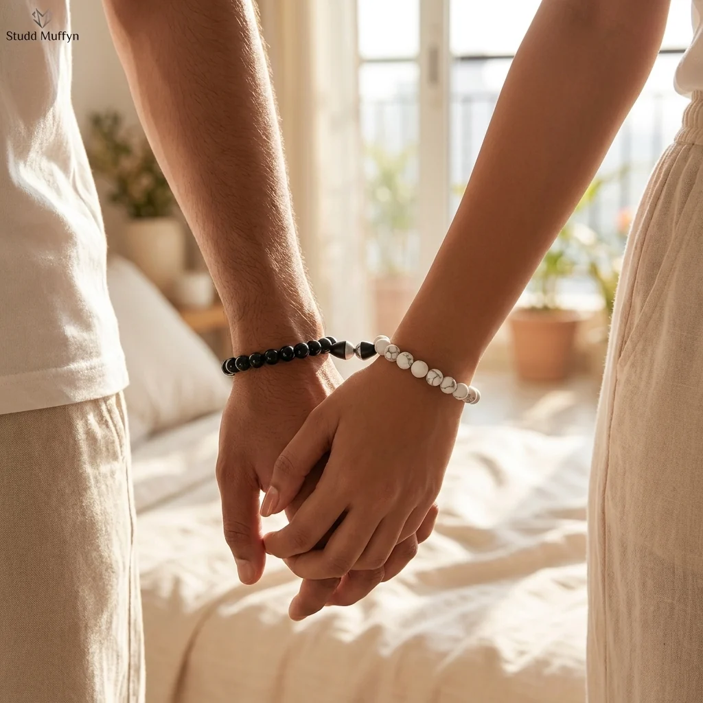 Secure Bond Magnetic Duo — Couple Bracelet Set - Image 8