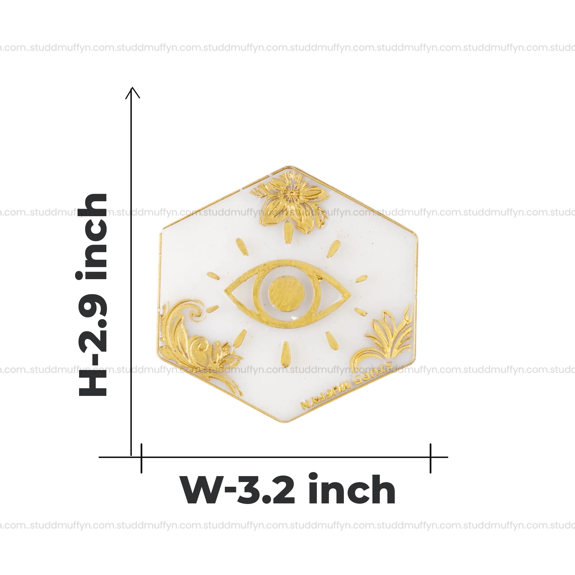 Selenite Nazar Kavach Coaster - Image 6