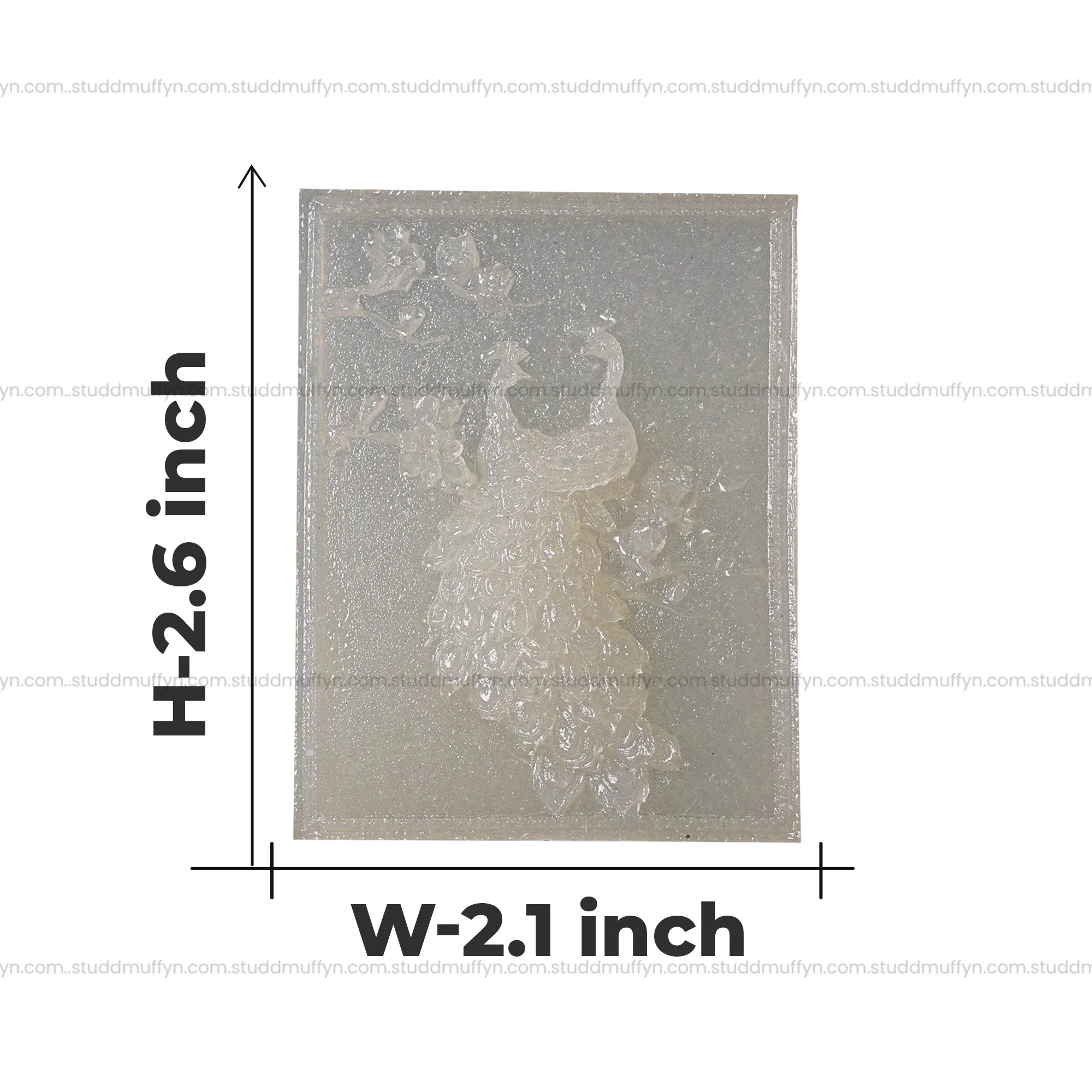 Selenite Peacock Recharging Block - Image 6