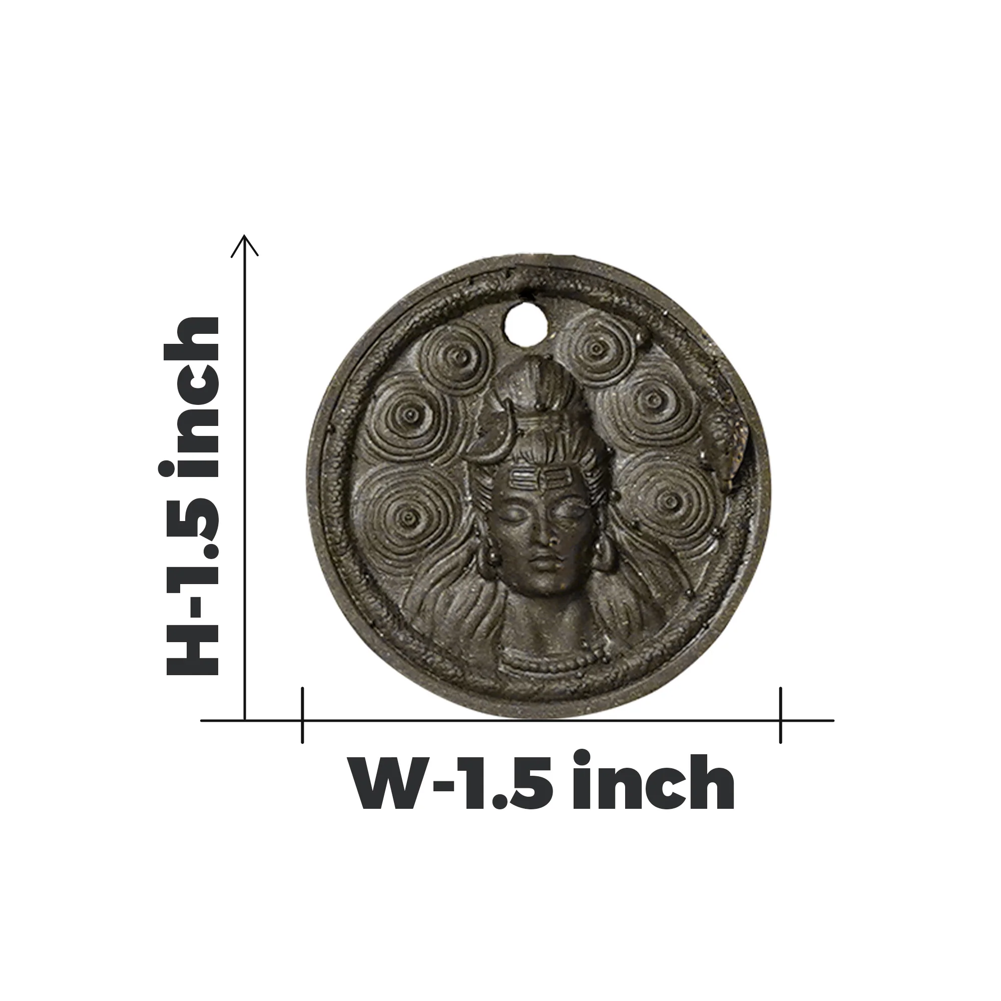 Bholenath Pyrite Keychain - Image 4