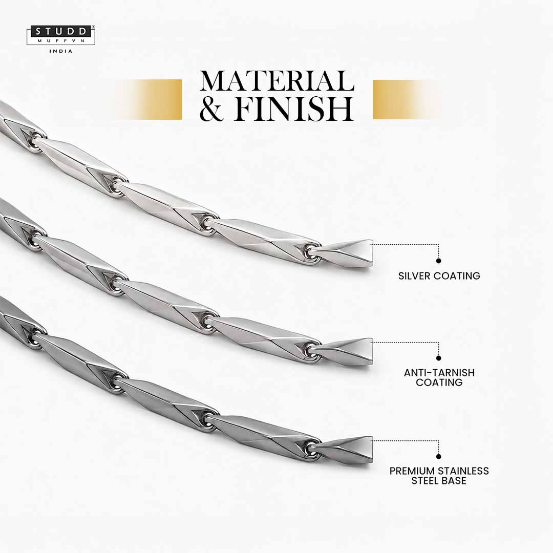 Silver Rice Chain 3MM - Image 3