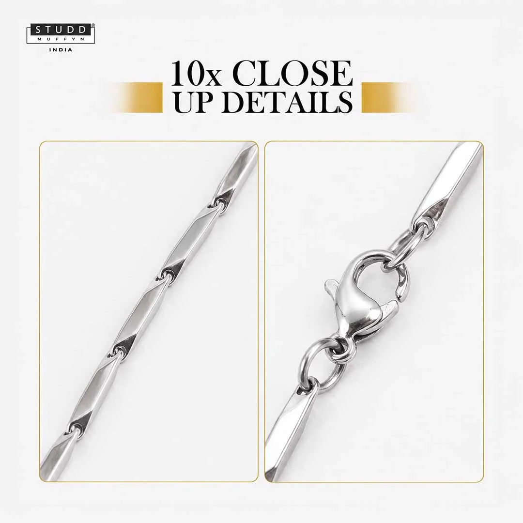 Silver Rice Chain 3MM - Image 4