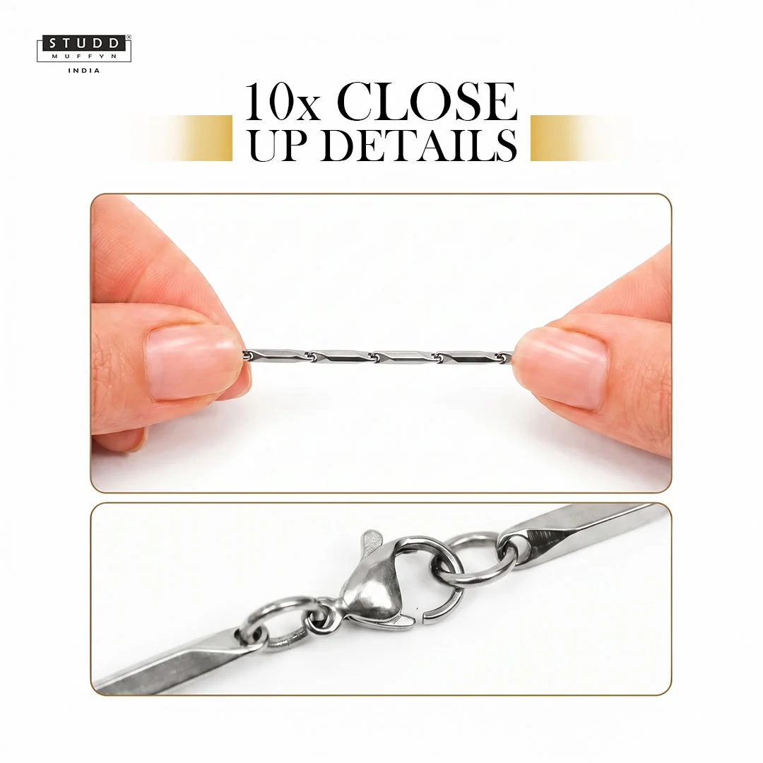 Silver Rice Chain 3MM - Image 5