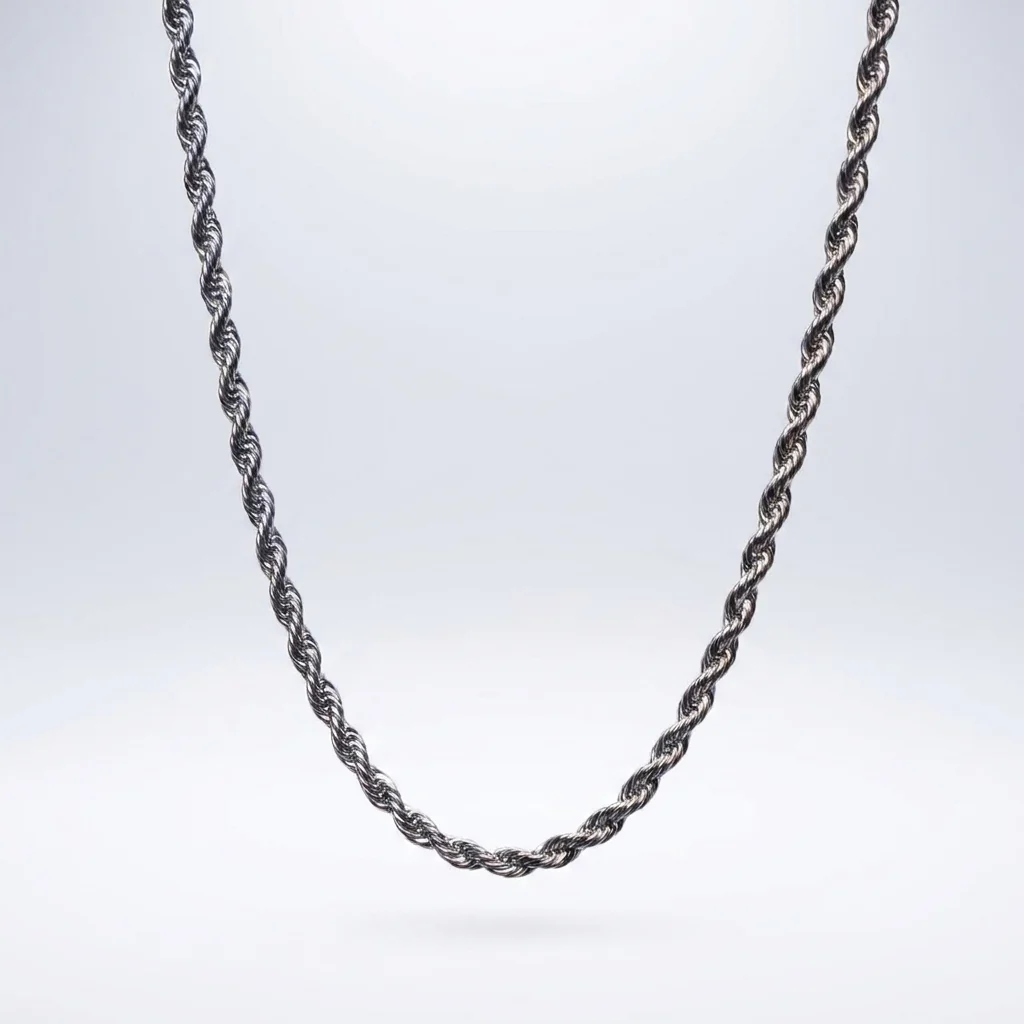 Signature Silver Rope Chain [ 55cm ] - Image 4