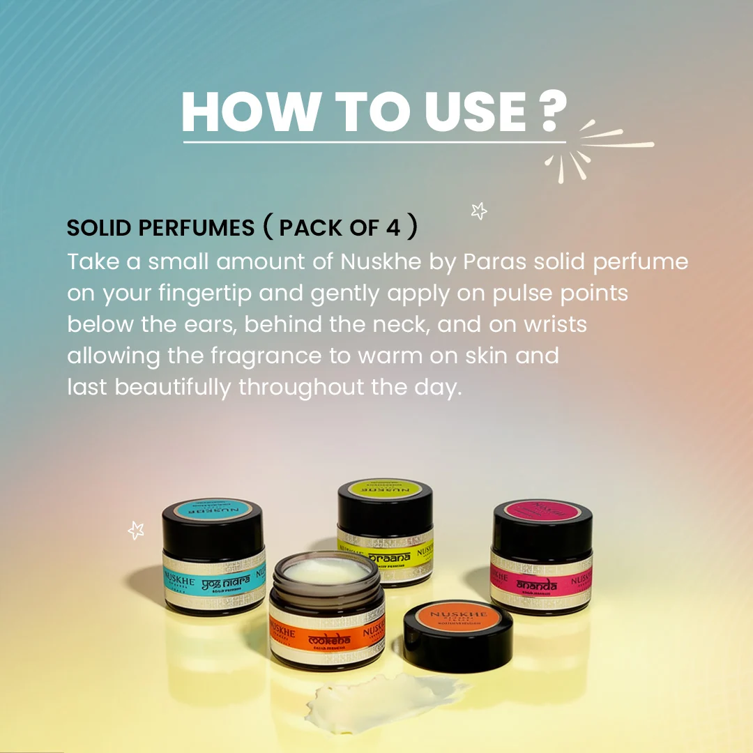 Solid Perfumes ( Pack of 4 ) - Image 5