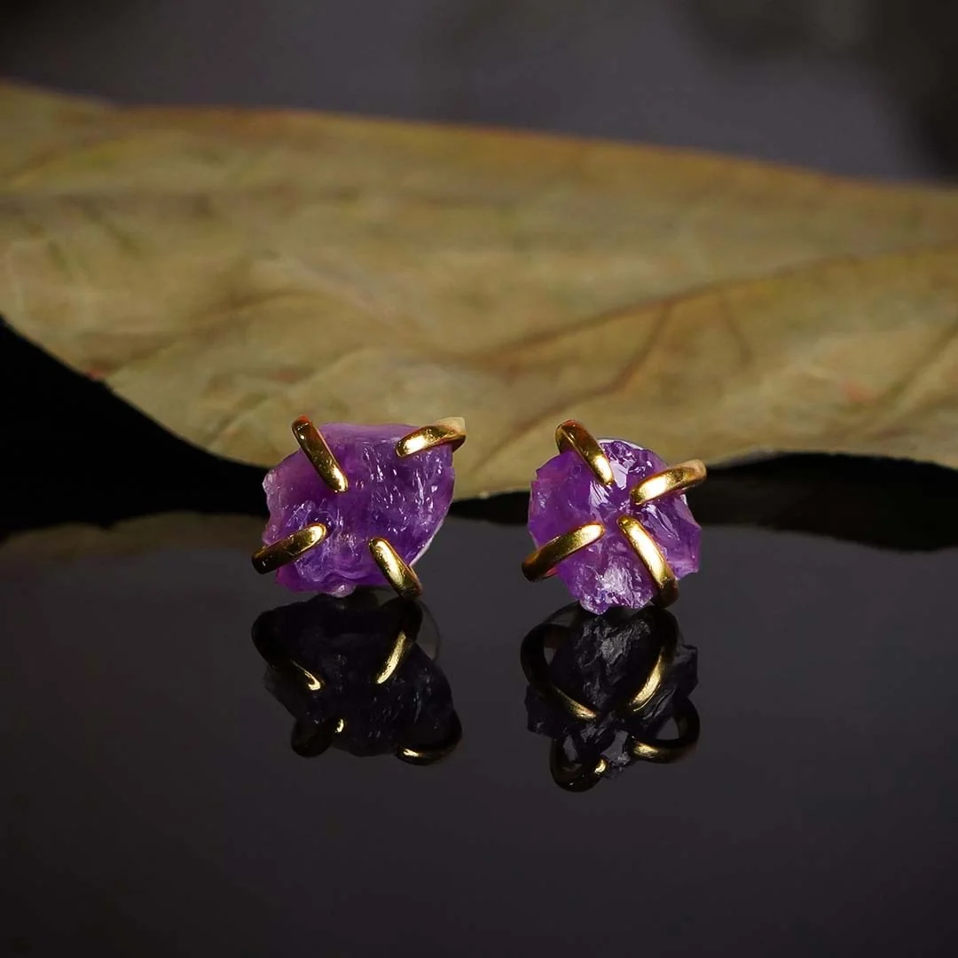 Amethyst Spider Studs - Image 3