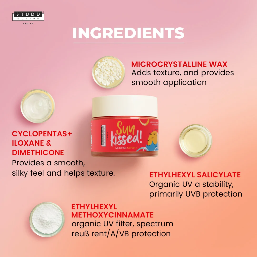 Sun Kissed Mousse | Bubblegum Blast | SPF70++ - Image 3