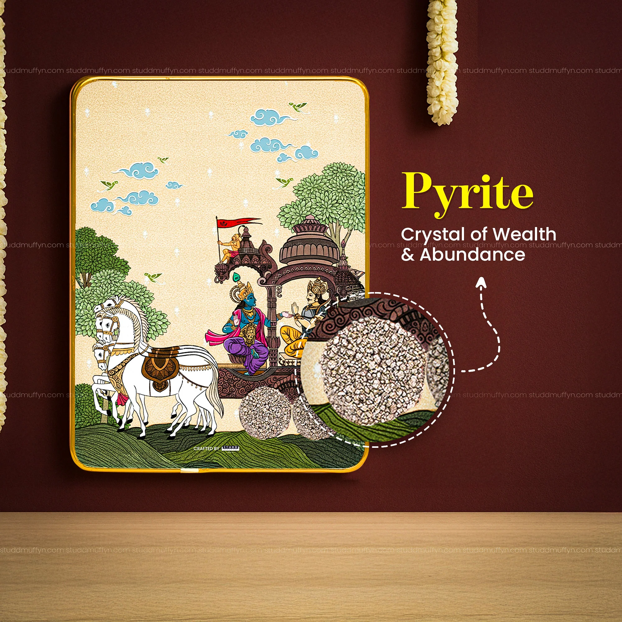 The Chariot of Dharma Pyrite Plate - Image 4