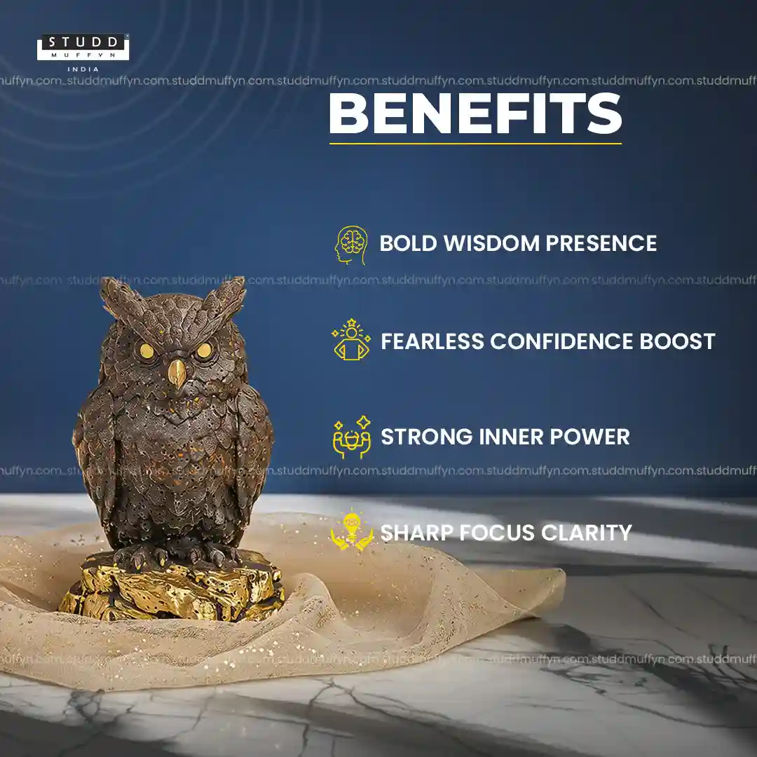 Tiger Eye Crystal Owl| Miniature Series - Image 5