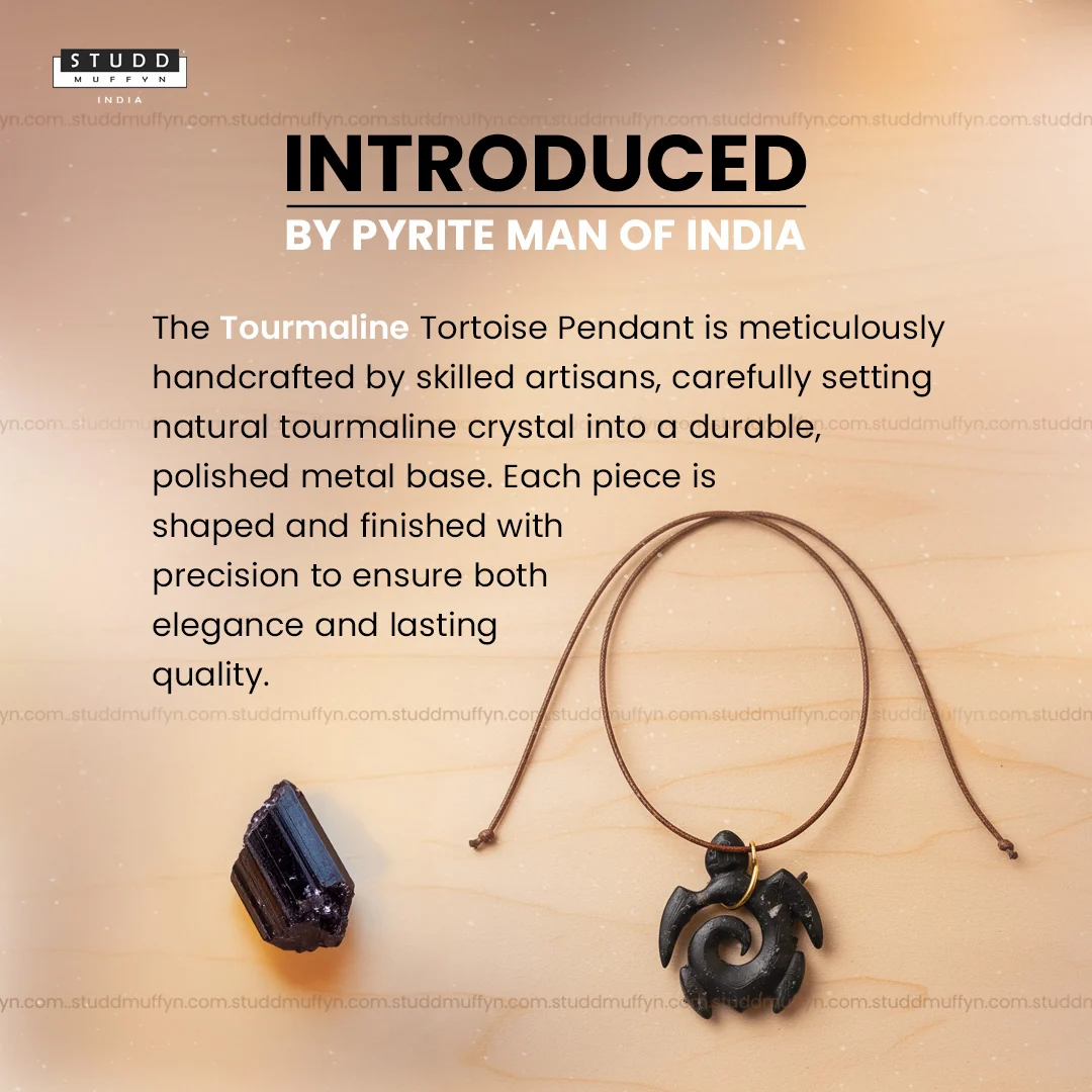 Tourmaline Tortoise Pendant - Image 3